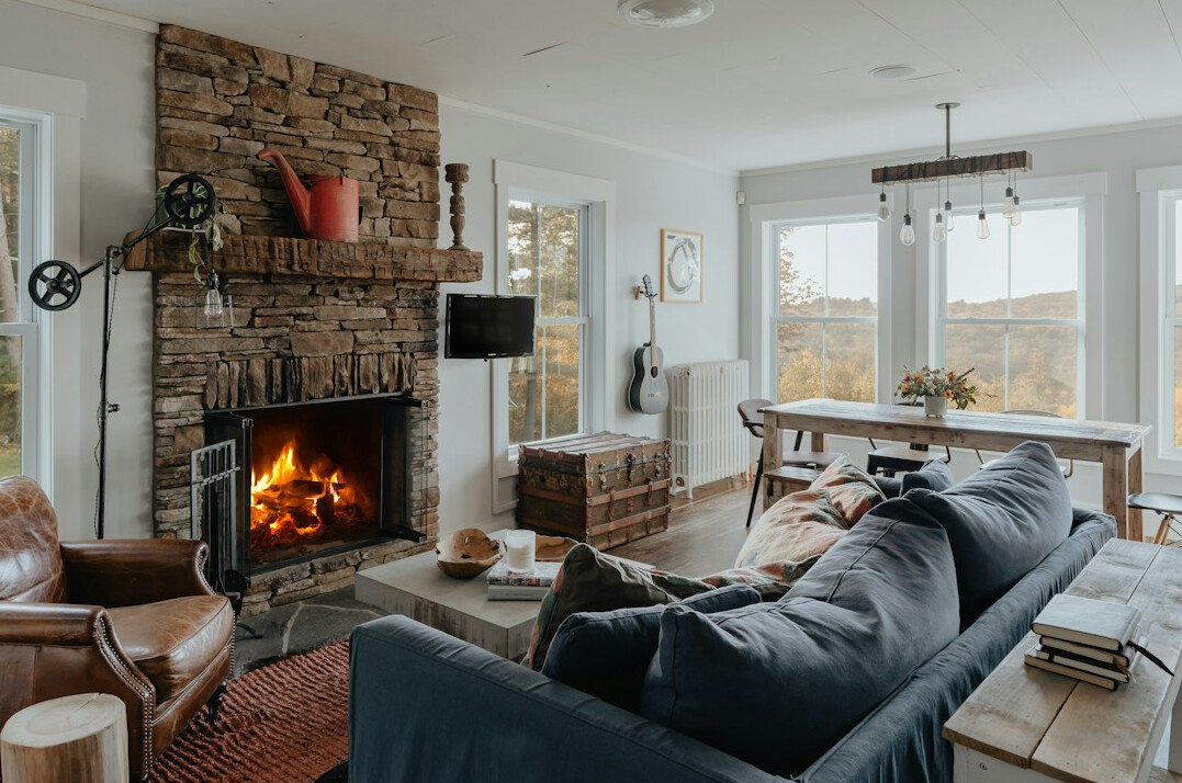 family enjoying safe home interior