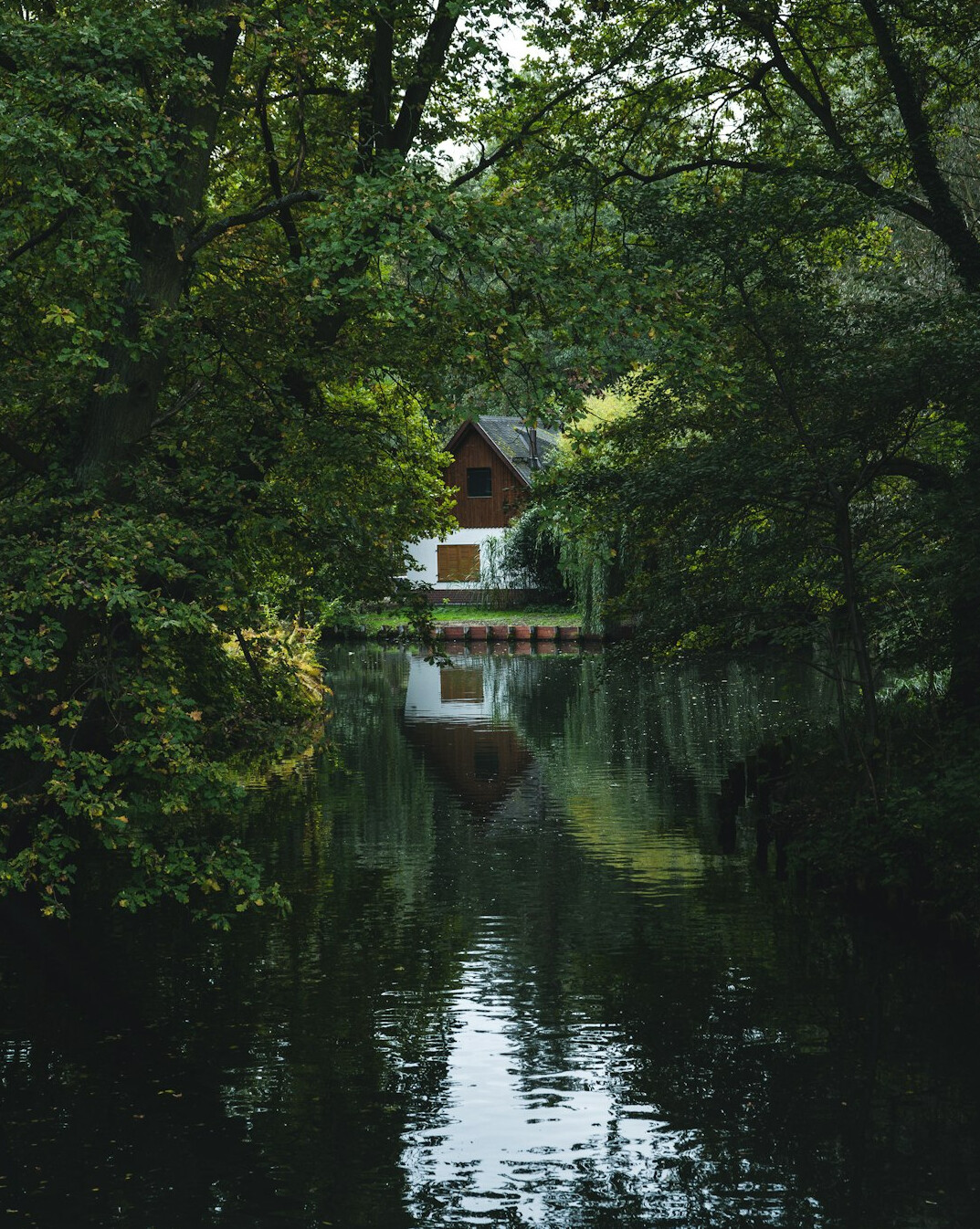 flooded house exterior